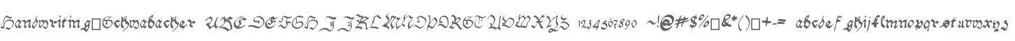 Handwriting_Schwabacher