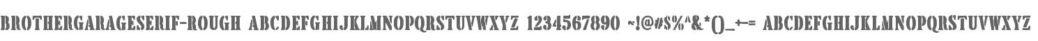 Brother Garage Serif