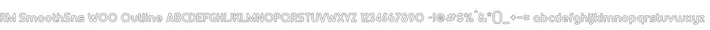 RM SmoothSns W00 Outline
