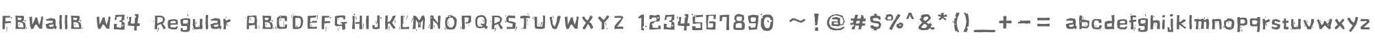 FBWallB W34 Regular