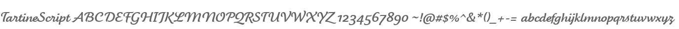 Tartine Script
