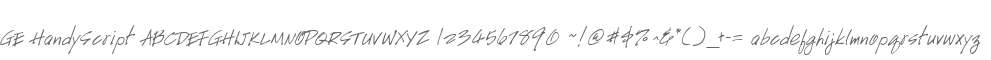 GE HandyScript