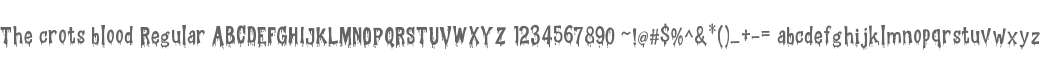 The crots blood