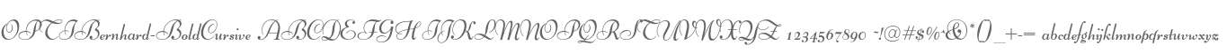 OPTIBernhard-BoldCursive