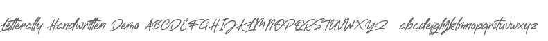 Letterally Handwritten Demo