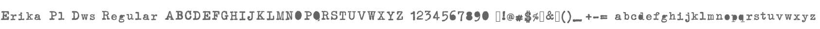 Erika Pl Dws