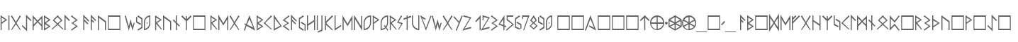 PIXymbols Faux W90 Runic Reg