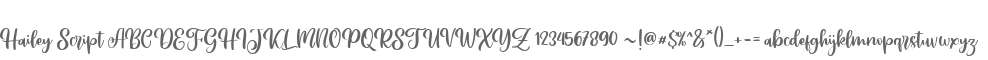 Hailey Script
