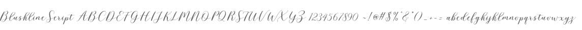 Blushline Script