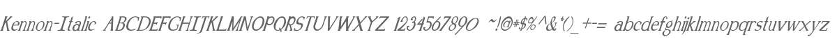 Kennon-Italic