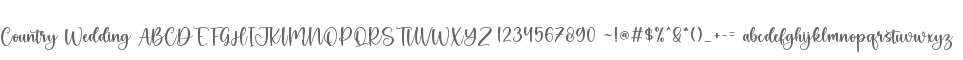 Country Wedding