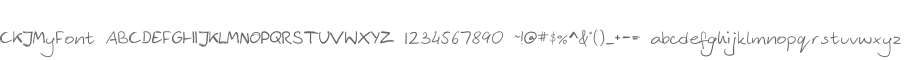 CKJMyFont