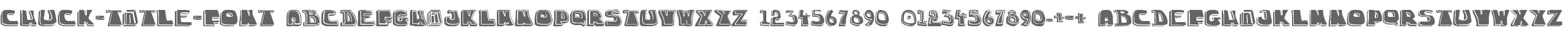 chuck-title-font