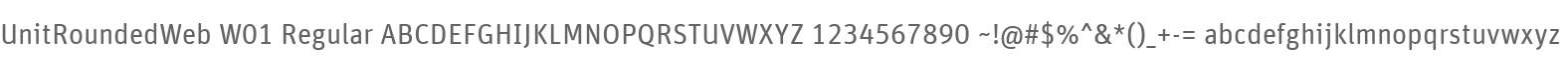 UnitRoundedWeb W01 Regular