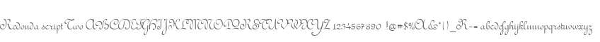 Redonda script Two