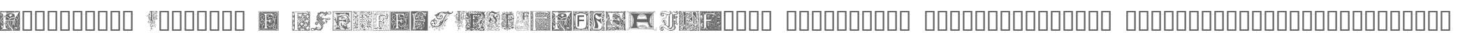 Ornamental Initials F