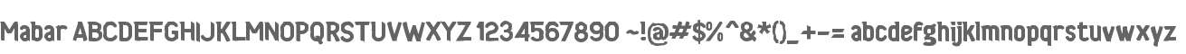M Mabar
