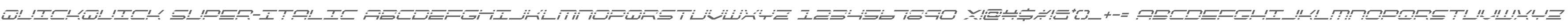 QuickQuick Super-Italic