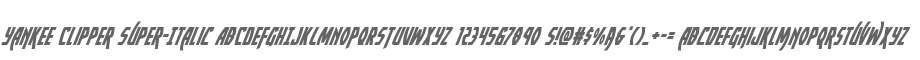 Yankee Clipper Super-Italic