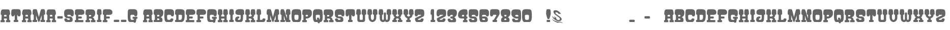 ATAMA-SERIF__G