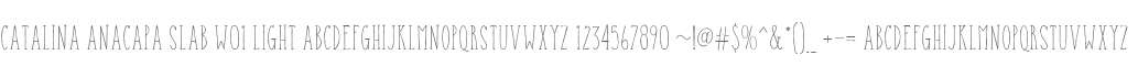 Catalina Anacapa Slab W01 Light