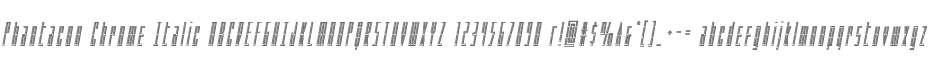 Phantacon Chrome Italic