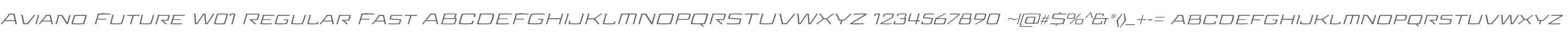 Aviano Future W01 Regular Fast