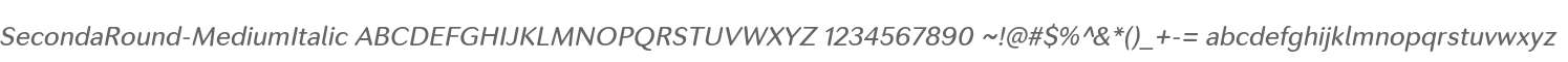 Seconda Round Med