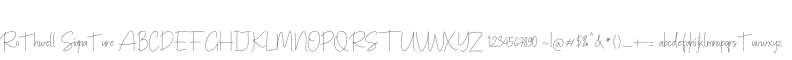 Rothwell Signature