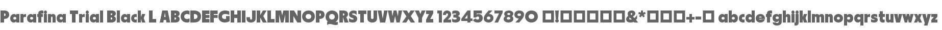 Parafina Trial Black L
