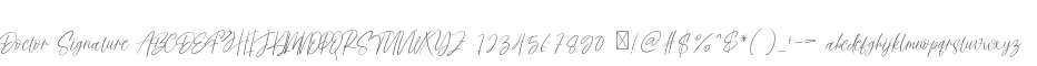Doctor Signature