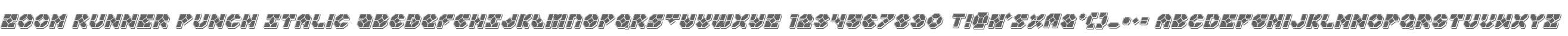 Zoom Runner Punch Italic