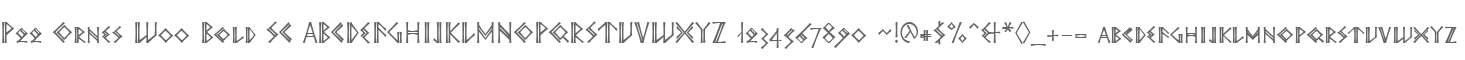 P22 Ornes W00 Bold SC