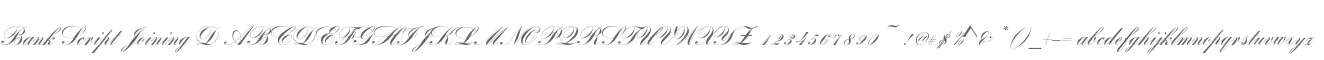 Bank Script Joining D