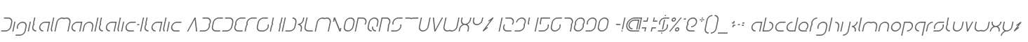 DigitalManItalic-Italic