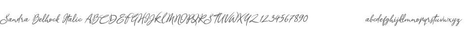 Sandra Belhock Italic