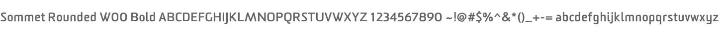 Sommet Rounded W00 Bold