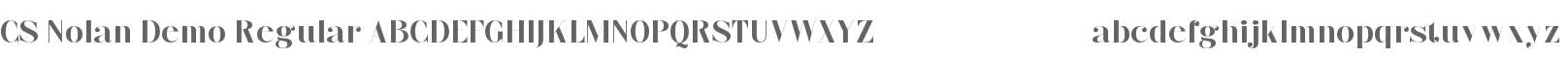 CS Nolan Demo