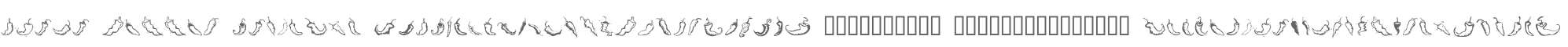 Chili Pepper Dingbats