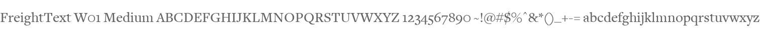 FreightText W01 Medium