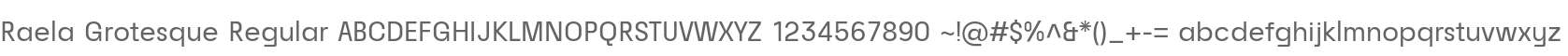 Raela Grotesque