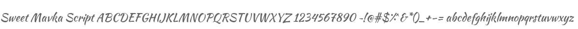 Sweet Mavka Script