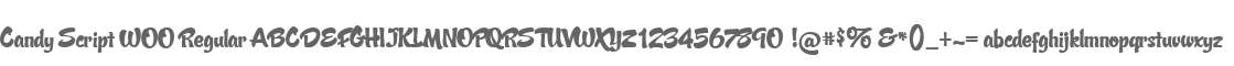 Candy Script W00 Regular