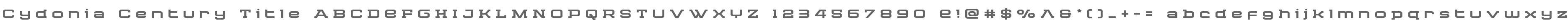 Cydonia Century Title