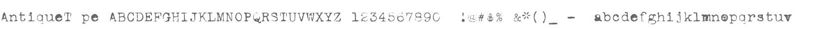 AntiqueType