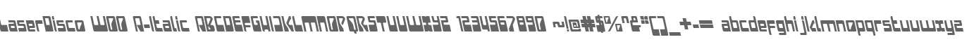 LaserDisco W00 A-Italic