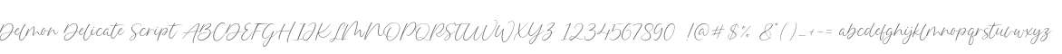 Delmon Delicate Script