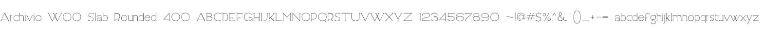 Archivio W00 Slab Rounded 400