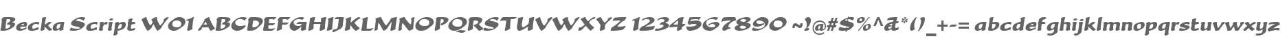 Becka Script W01