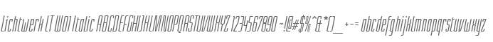 Lichtwerk LT W01 Italic